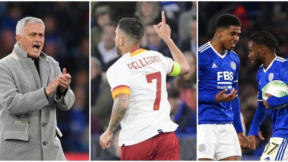 Gol di Pellegrini e autorete di Mancini: Leicester-Roma finisce 1-1