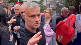 Mourinho agli Internazionali d'Italia: dalla Roma al tennis è sempre lo Special One