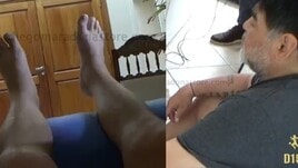 Così furono prese le misure del piede di Maradona in 3D