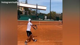 Berrettini torna ad allenarsi ma annuncia: "Salterò il Roland Garros"