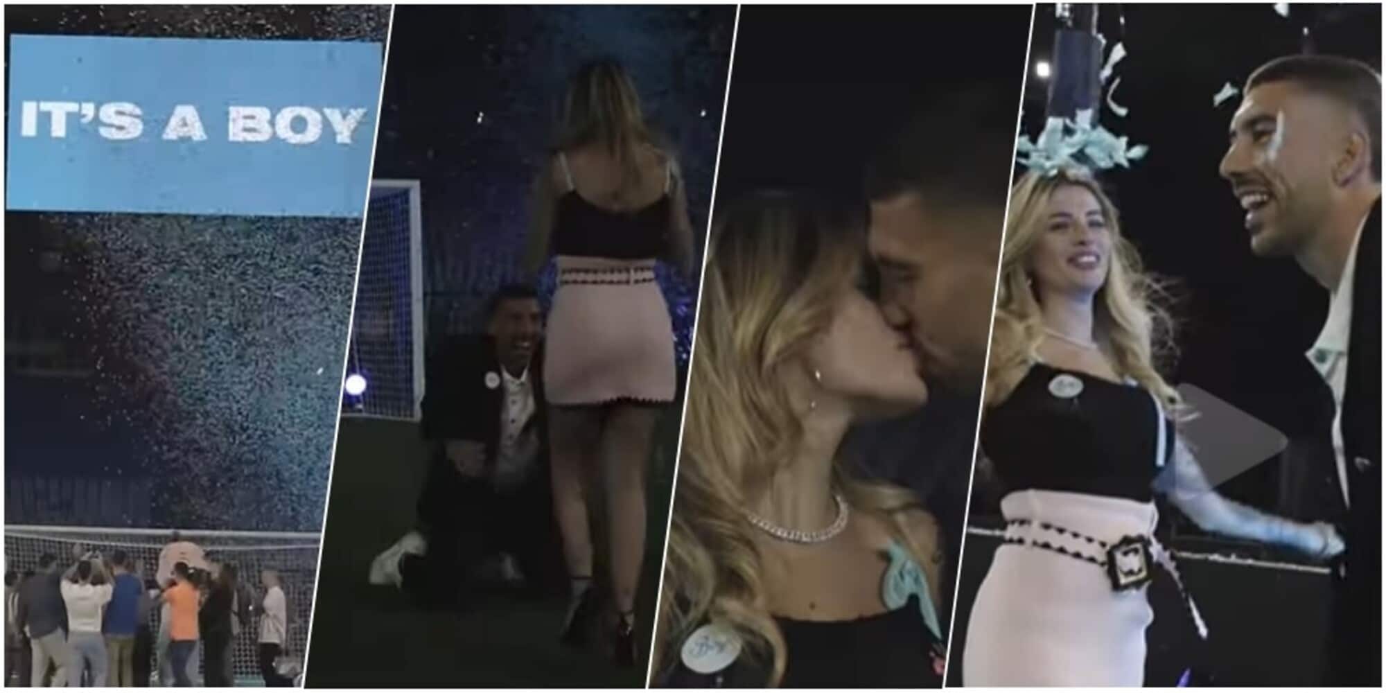 Luci all'Olimpico: Chiara Nasti e Mattia Zaccagni svelano il sesso del bebè
