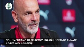 Pioli: "Meritiamo lo scudetto". Inzaghi: "Comunque annata grandissima"