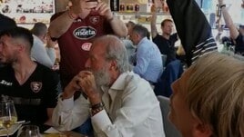 La Salernitana festeggia la salvezza a pranzo