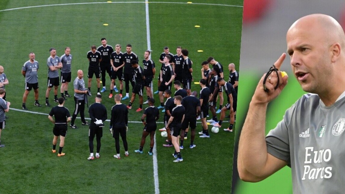 Carica Feyenoord per la Roma: discorso di Slot alla squadra