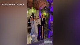 Al matrimonio di Candreva anche Icardi e Wanda Nara!