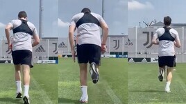 Juve, Chiesa corre in campo e carica i tifosi: "Ci siamo"