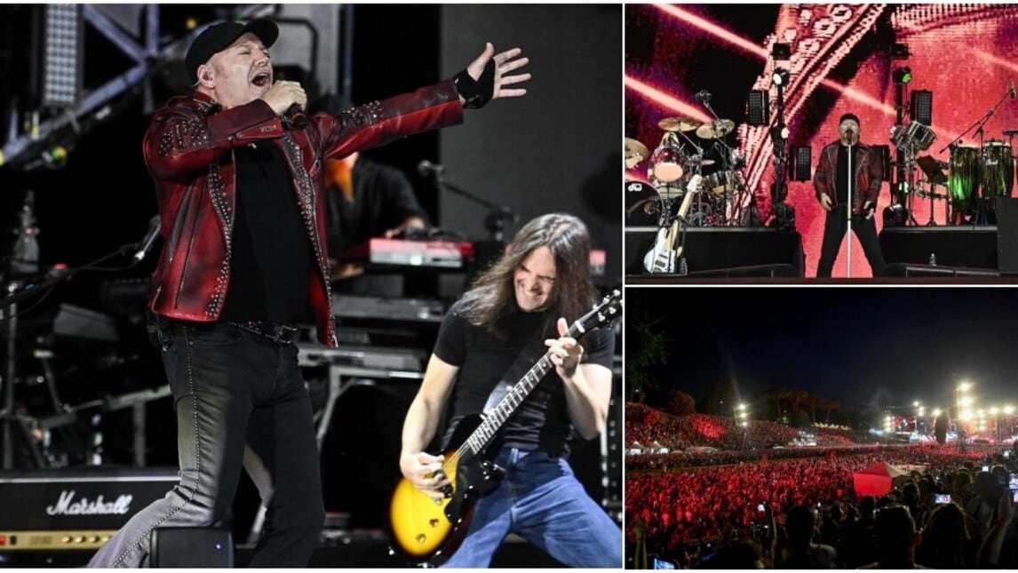 Lo show di Vasco Rossi a Roma: in 70mila al Circo Massimo