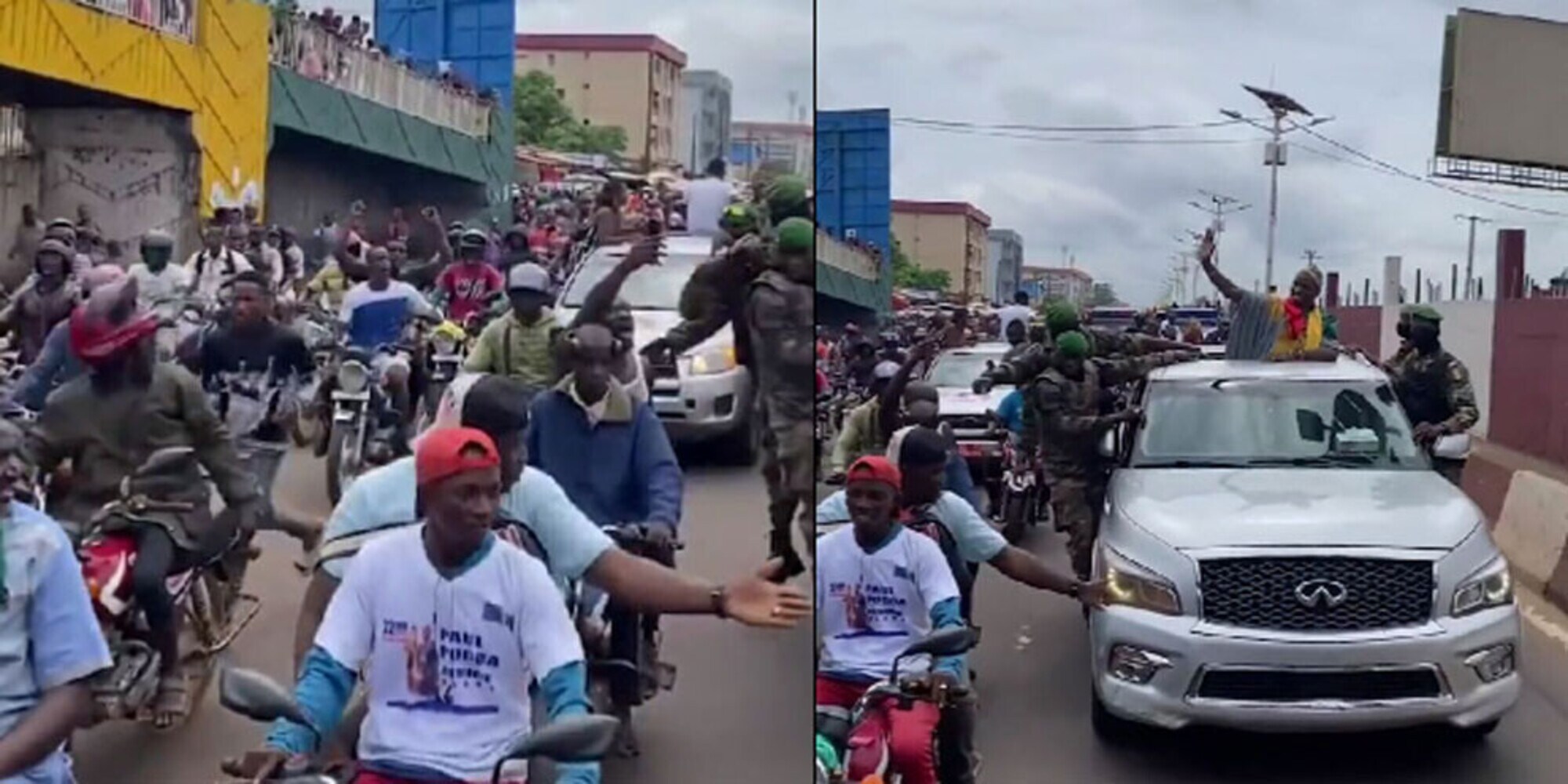 Pogba torna in Guinea: l'accoglienza è da re