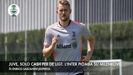 Juventus, solo cash per De Ligt. L'Inter piomba su Milenkovic
