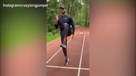 Jacobs in Oregon, allenamento nel bosco