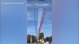 Festa Nazionale di Francia, Giroud riprende la parata aerea