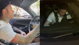 Chiara Ferragni e Fedez, due cuori e una Ferrari