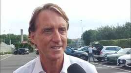 Mancini: "Giocatori italiani all'estero? É positivo"