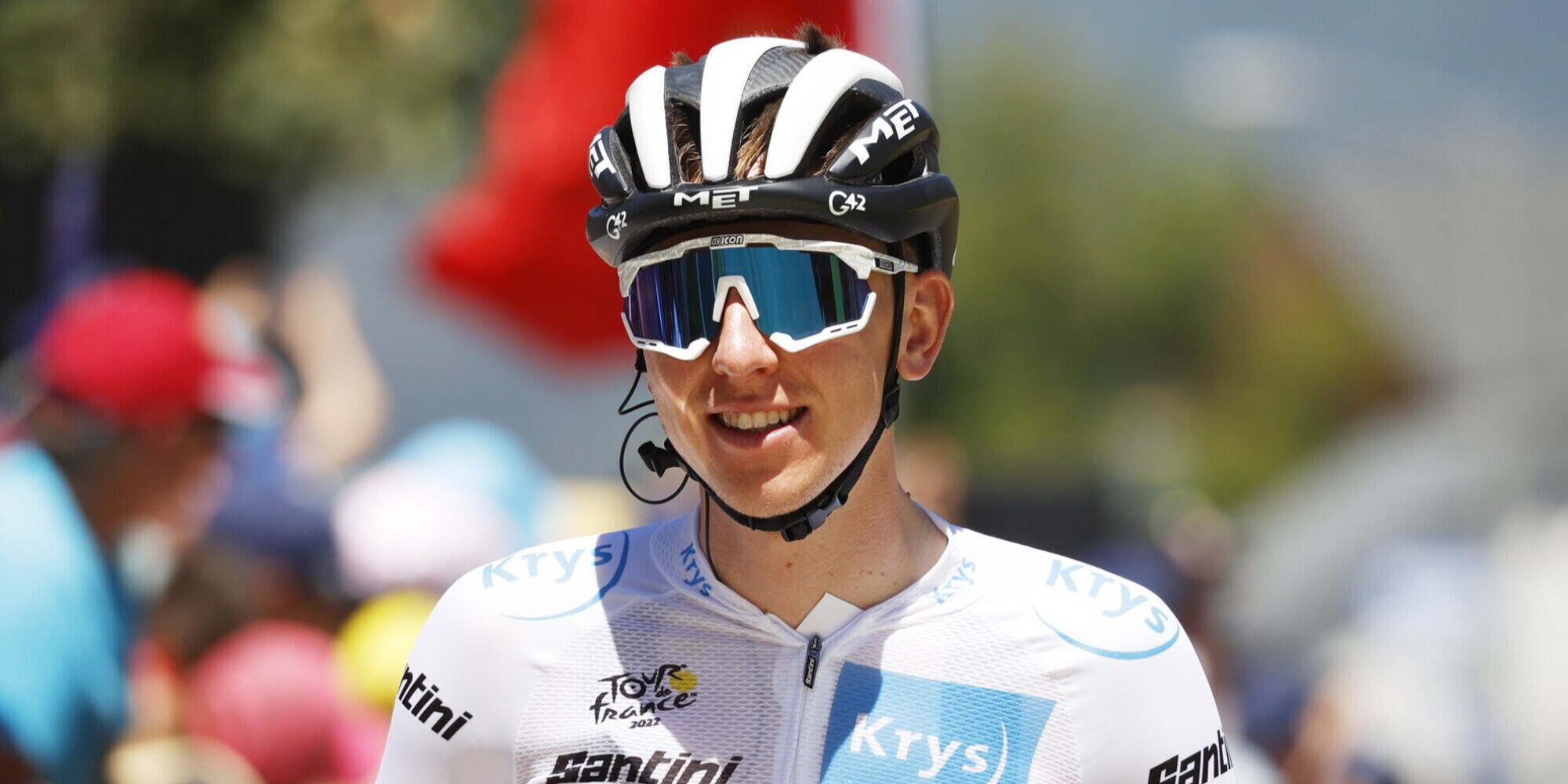 Pogacar al via della Bretagne Classic-Ouest France