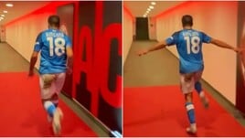 L'esultanza del Cholito nel tunnel di San Siro fa impazzire i tifosi del Napoli!