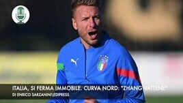 Italia, si ferma Immobile. Curva Nord: "Zhang vattene"