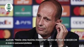 Allegri: "Inizia una nuova stagione". Moto Gp, pole di Bezzecchi