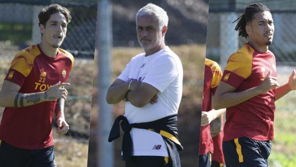 Roma, Mourinho osserva: Zaniolo e Smalling guidano il gruppo in vista del Betis