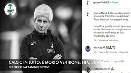 Calcio in lutto: è morto Ventrone. Classifica Fifa, l'Italia è sesta