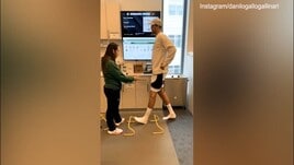Gallinari è carico, il video del recupero sui social