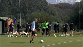 Napoli, allenamento a Castel Volturno in vista dell'Ajax