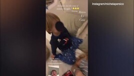 Juve, il video di Rugani con la famiglia: "Ritiro vs Casa"