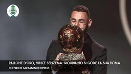 Pallone d'Oro, vince Benzema. Mourinho si gode la sua Roma