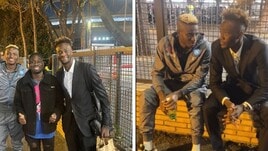 Abraham e Osimhen insieme dopo Roma - Napoli: ecco cosa si sono detti