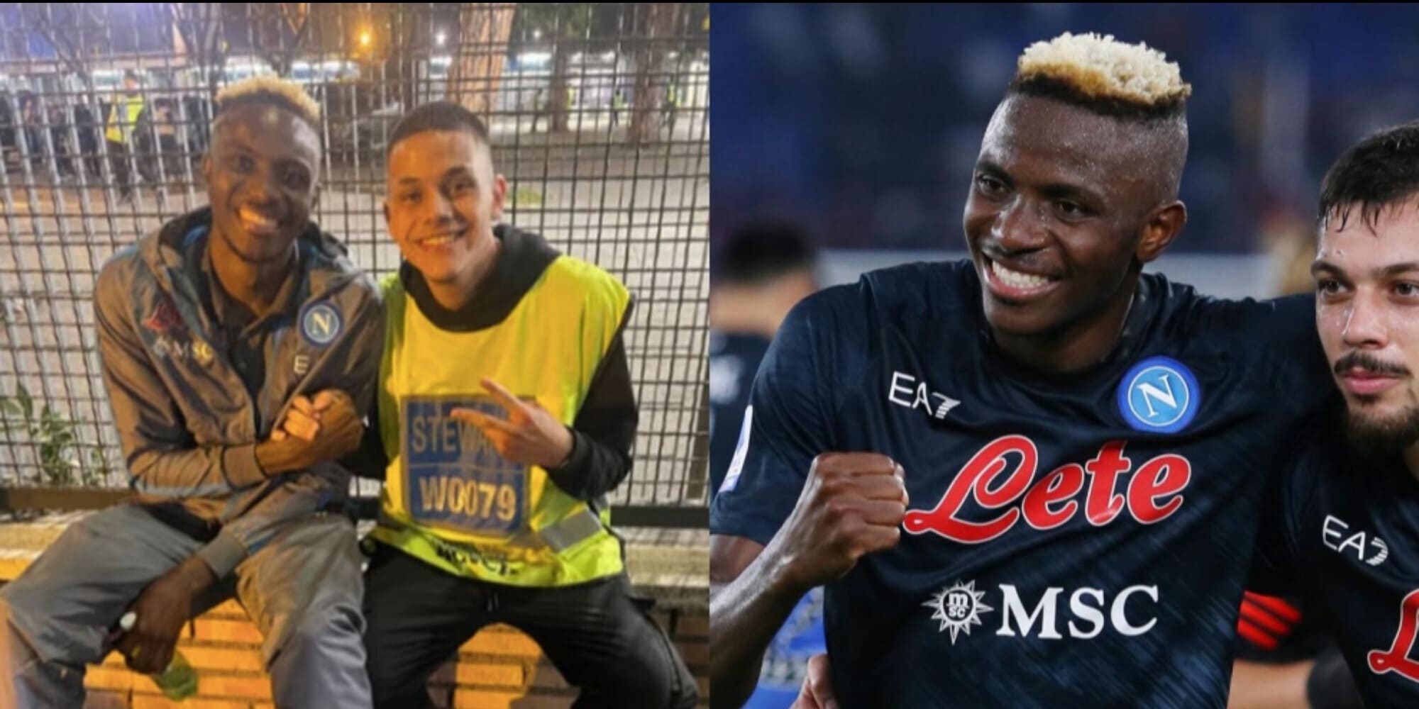 Roma-Napoli, il racconto dello steward licenziato: "Grazie Osimhen"