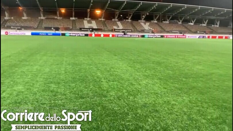 Helsinki-Roma, ecco il campo in erba sintetica criticato da Mourinho