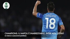 Champions: il Napoli è inarrestabile. L'Inter vola agli ottavi