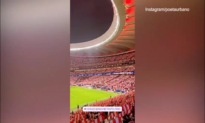Rocco Hunt all'Atletico Madrid, l'omaggio è... da Champions!
