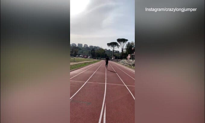 Jacobs, l'allenamento è trap!