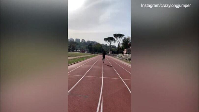 Jacobs, l'allenamento è trap!