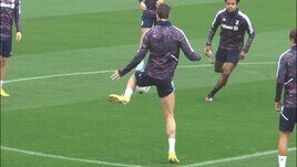 Juve, si pensa al Lecce: l'allenamento dei bianconeri
