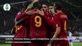 Europa, vincono Roma, Lazio e Fiorentina. Accoltellato Pablo Marì