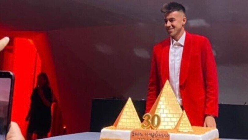 Roma, che festa per El Shaarawy: guarda i balli con compagni, fidanzata e il discorso che ha commosso tutti