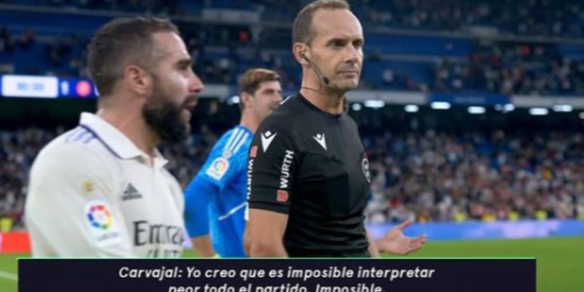 Asensio e Carvajal furiosi con l'arbitro: la frase urlata dopo il rigore