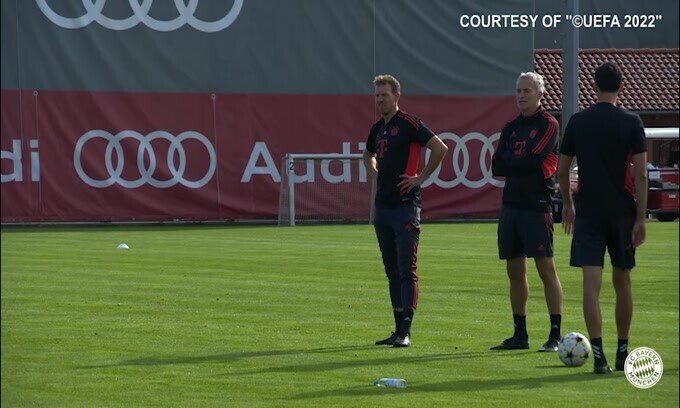 Verso Bayern Monaco-Inter: la rifinitura dei bavaresi