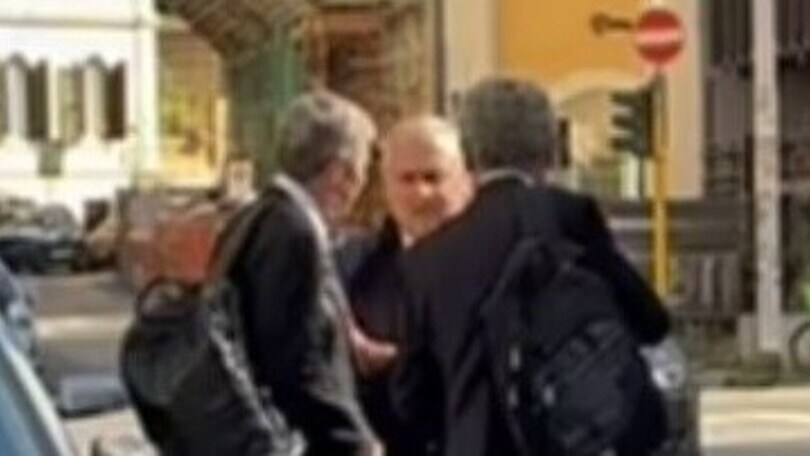 Lotito e Trentalange, faccia a faccia all'uscita del Consiglio federale
