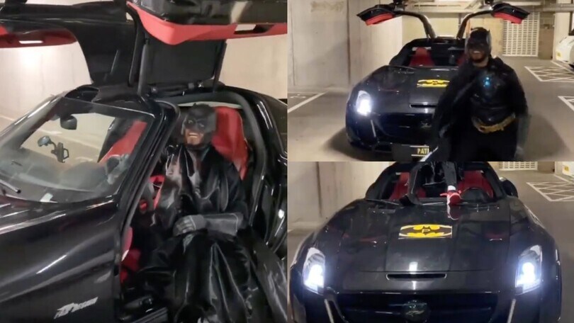 Evra, che Halloween con la "BatMercedes" da oltre 200mila euro!