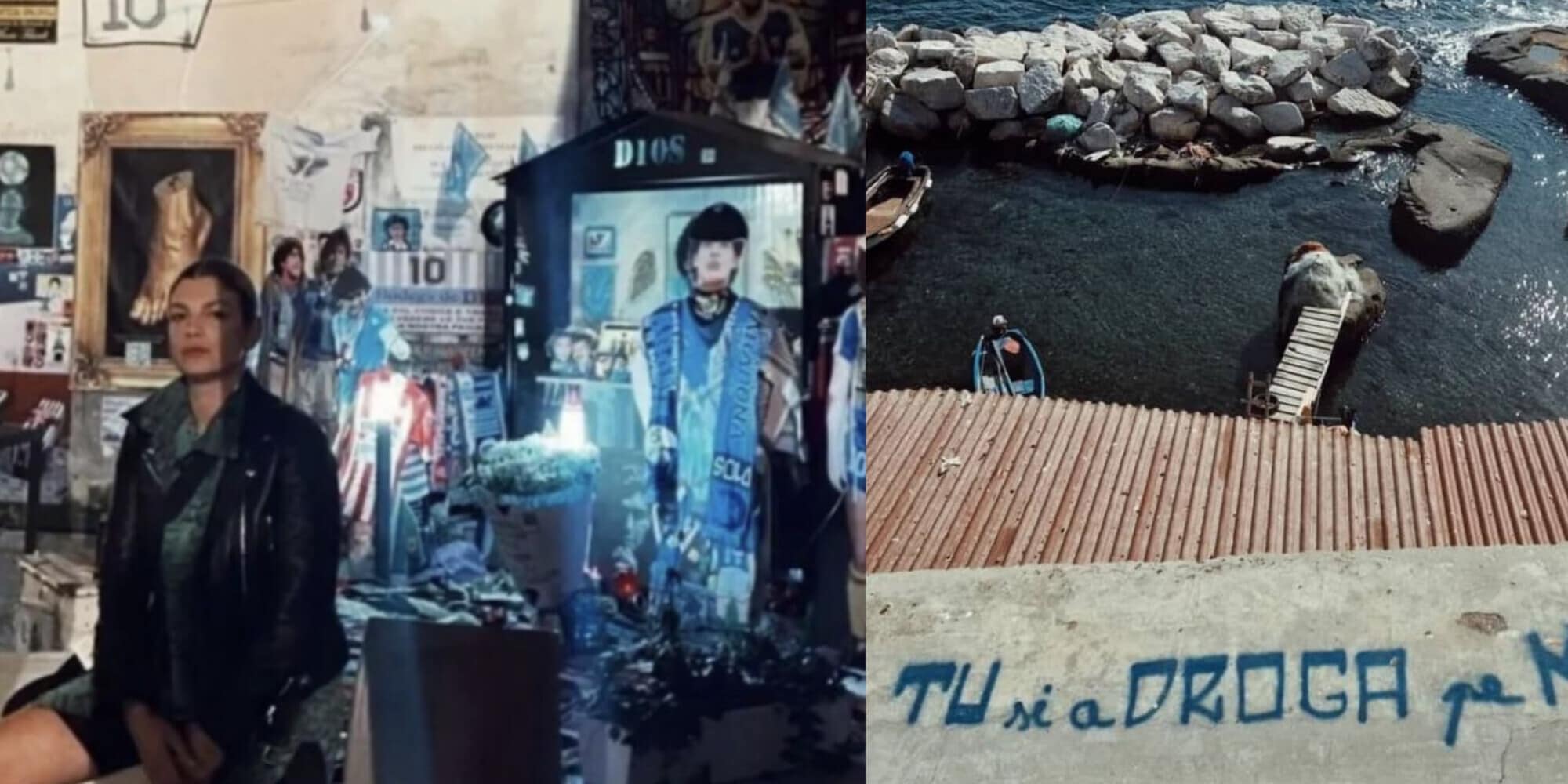 Emma Marrone, visita al murales di Maradona: "Vedi Napoli e poi..."