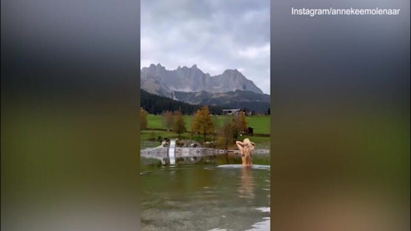 De Ligt in viaggio e la sua Annekee si rilassa: un video... ghiacciato!