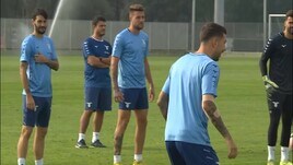 Lazio, colloquio Sarri-Immobile durante la rifinitura