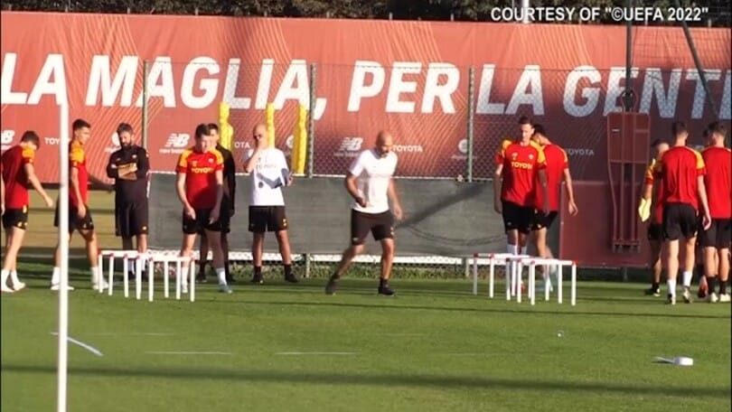 Roma, la squadra di Mourinho concentrata verso il Ludogorets