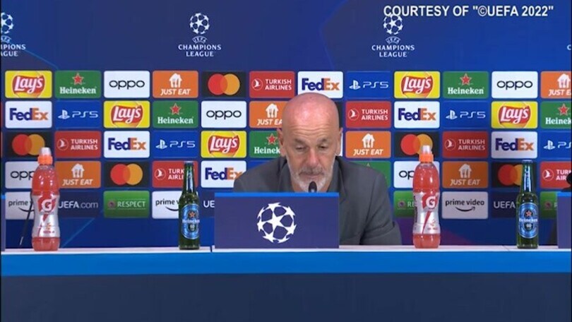 Pioli: "Puntiamo a superare gli ottavi"