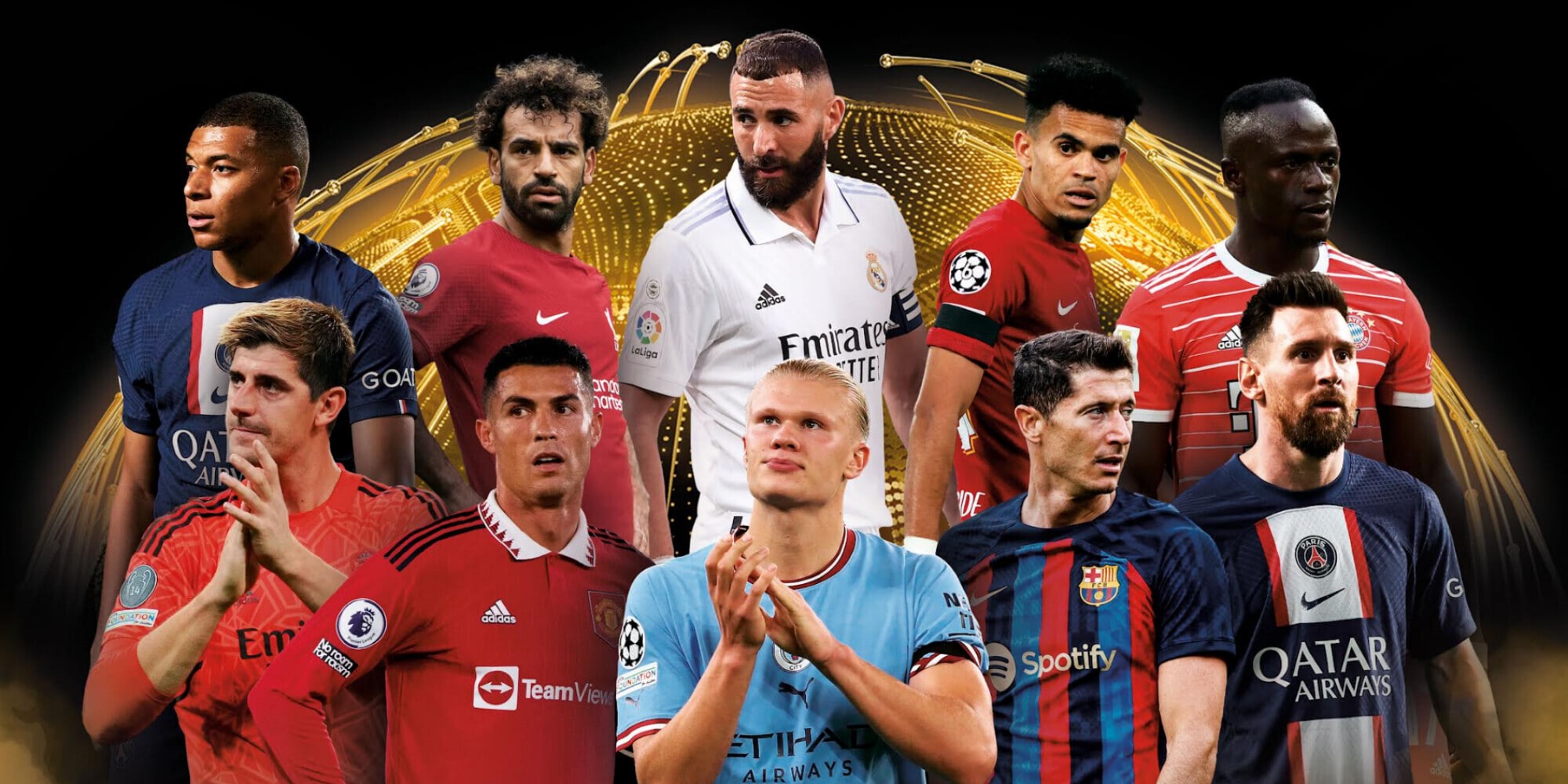 Globe Soccer Awards 2022, ecco i finalisti: 10 milioni di voti