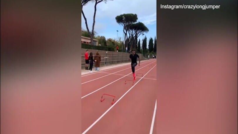 Marcell Jacobs è carico: gli allenamenti sono sempre... social!