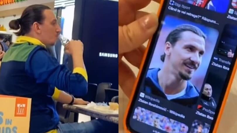 Ibrahimovic virale sui social: "È lui o non è lui?"