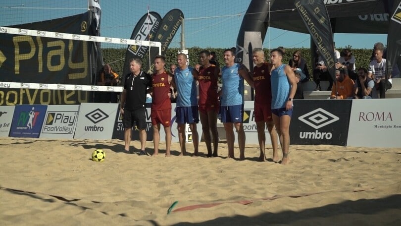 I campioni di Roma e Lazio giocano il primo derby di Footvolley